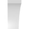 Ekena Millwork 6-in. W x 10-in. D x 14-in. H Thorton Architectural Grade PVC Knee Brace BRCP06X10X14THR - alternate 3